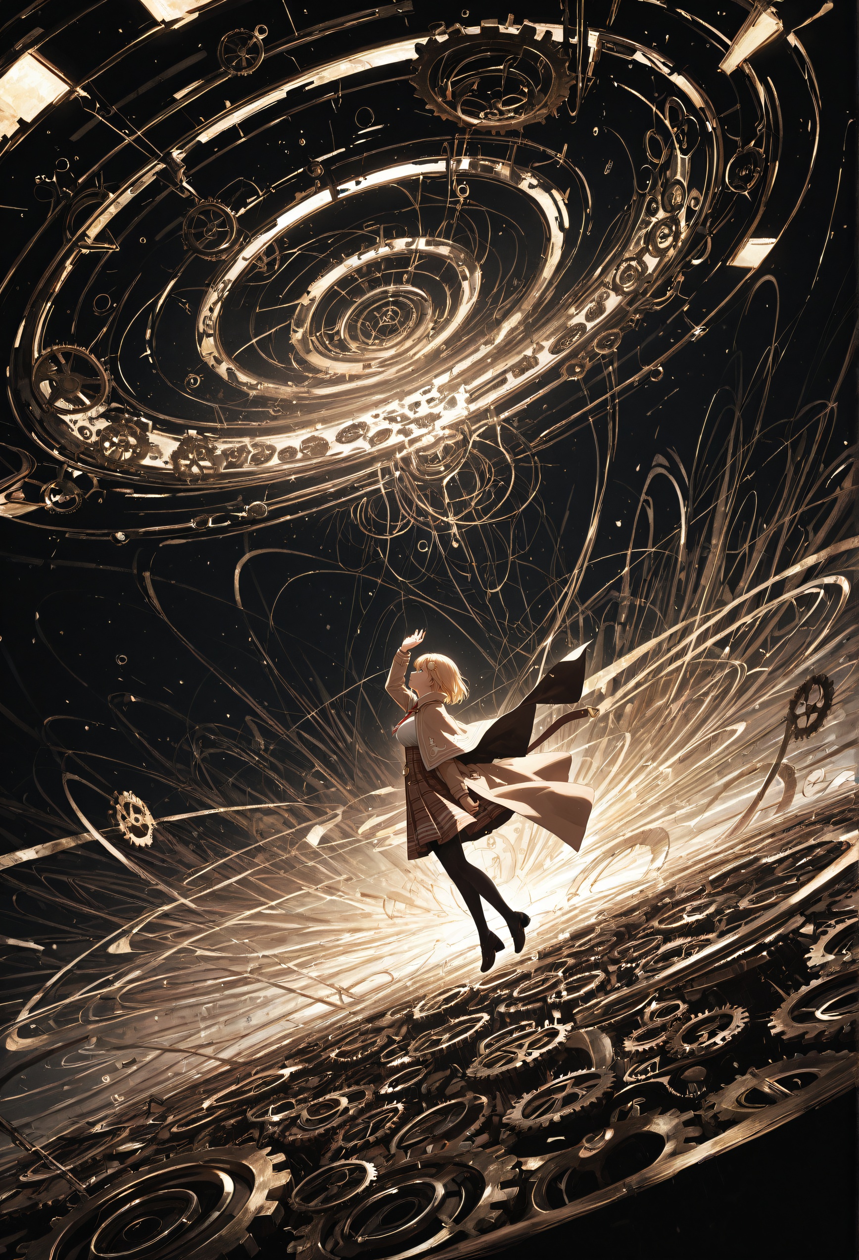 watson_amelia,  floating,  floating clothes on Tensor.Art