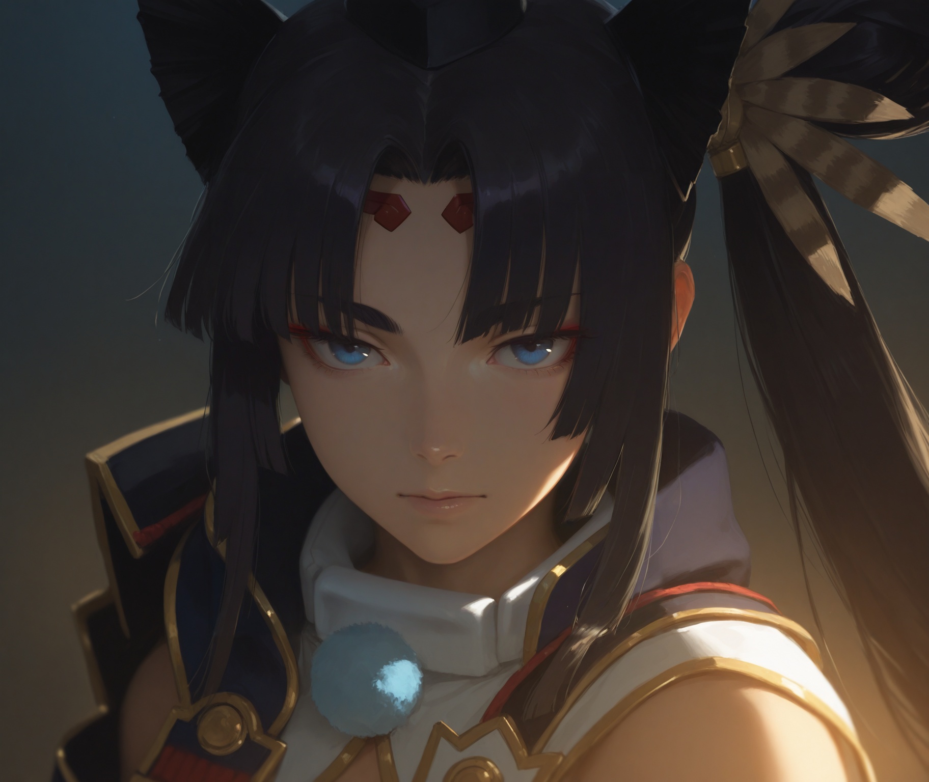 anime coloring,  1girl,  ushiwakamaru \(fate\) on Tensor.Art