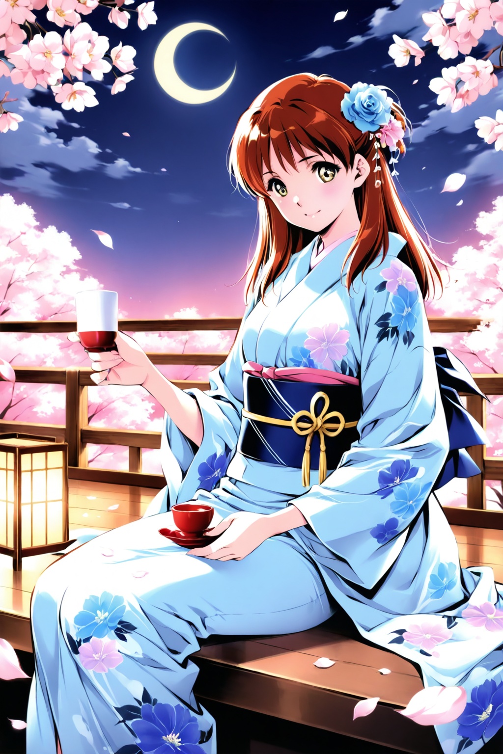 stigma illust artstyle,  anice farm,  japanese clothes on Tensor.Art