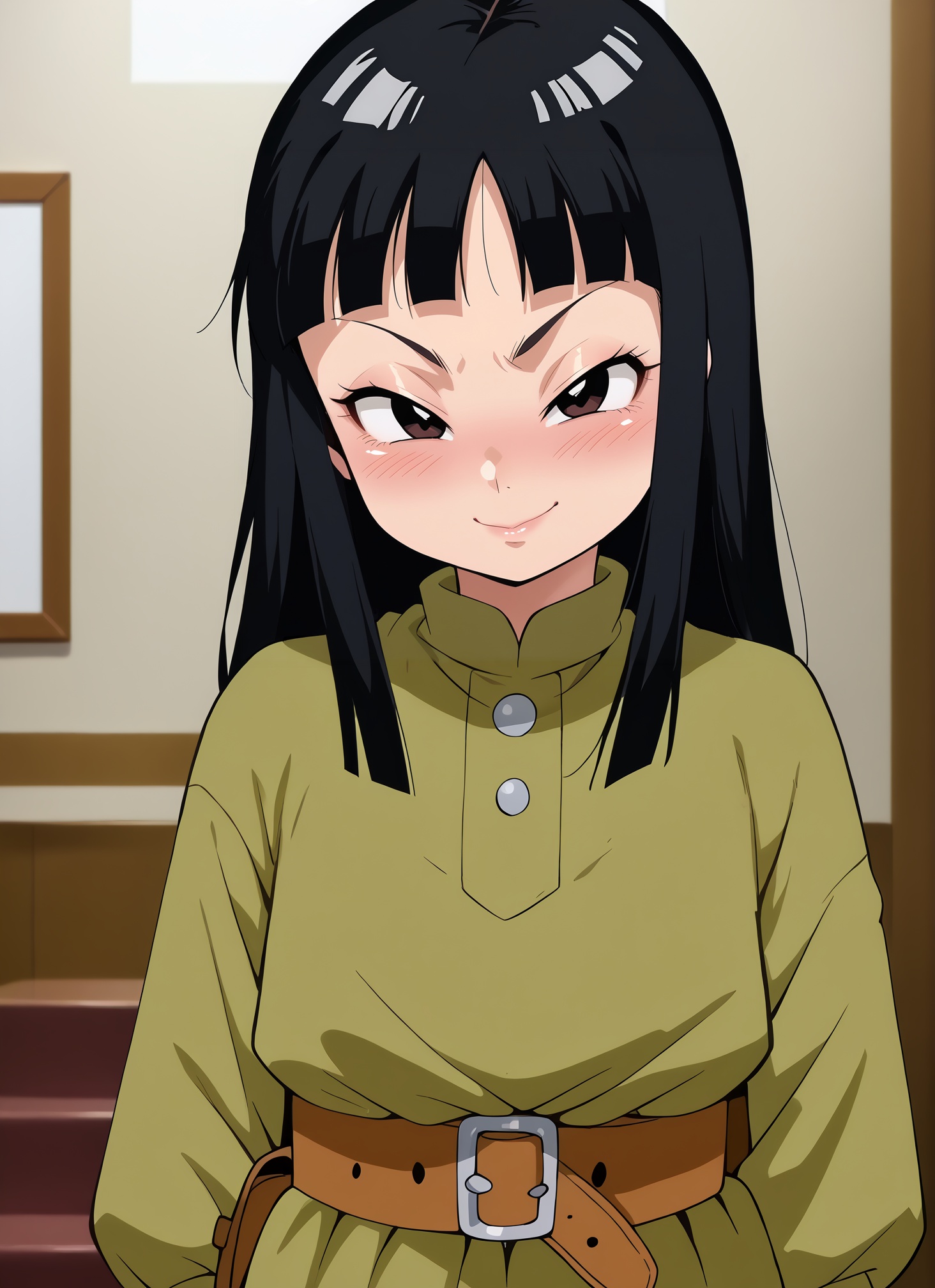 front view,  little smile,  closed mouth on Tensor.Art