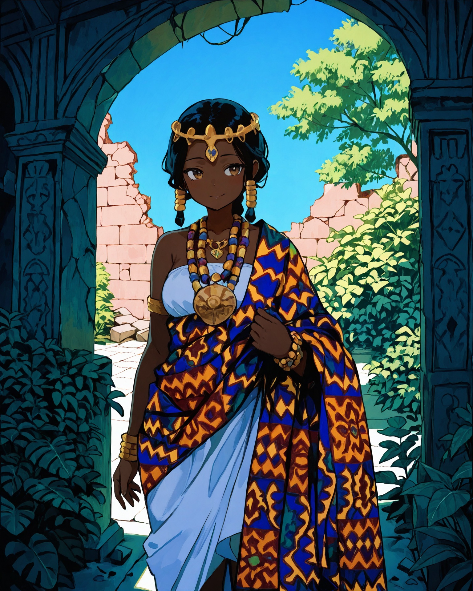 1girl,  black woman,  solo on Tensor.Art