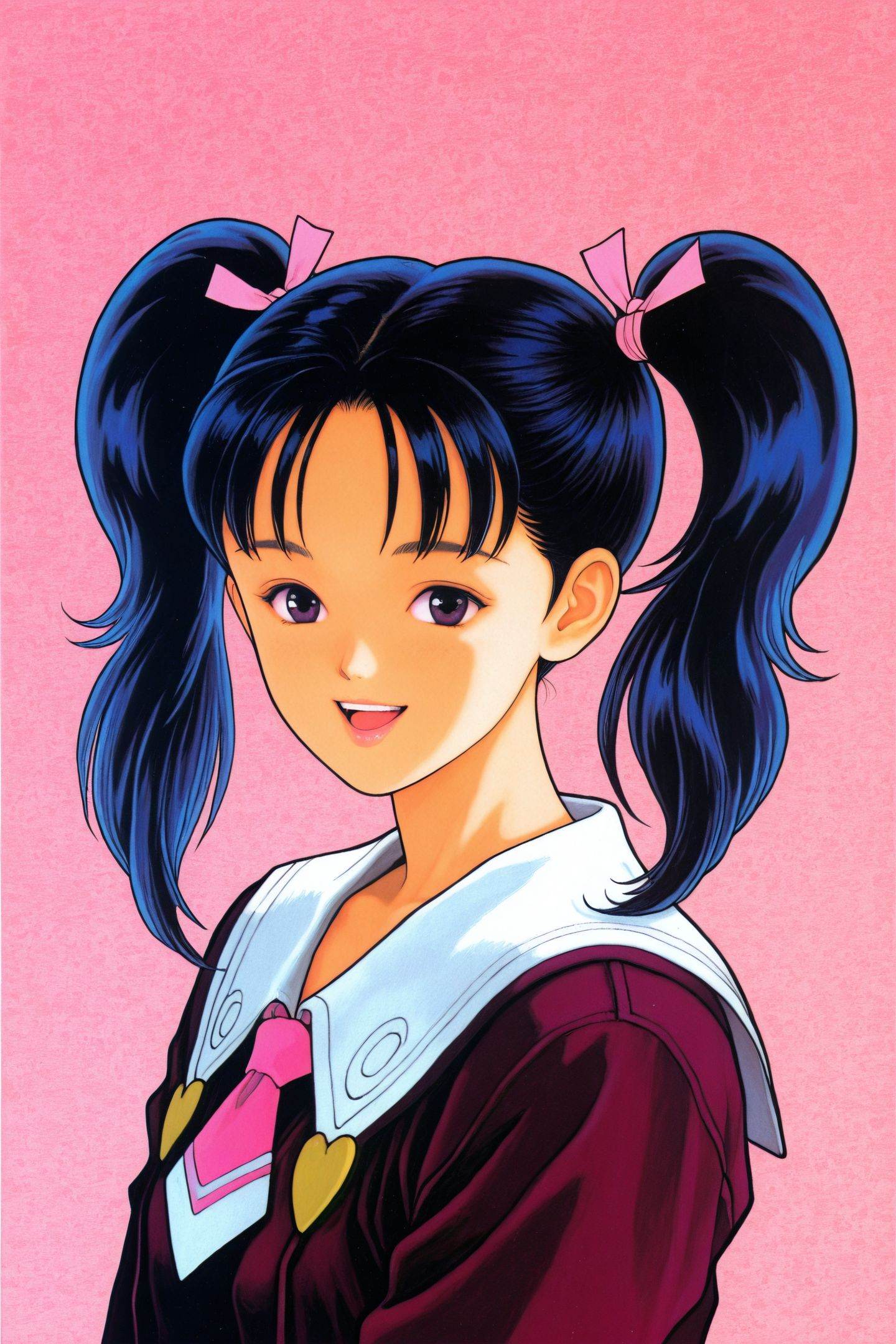 Katsura Masakazu Style,  Kotomi Takanashi,  twintails on Tensor.Art