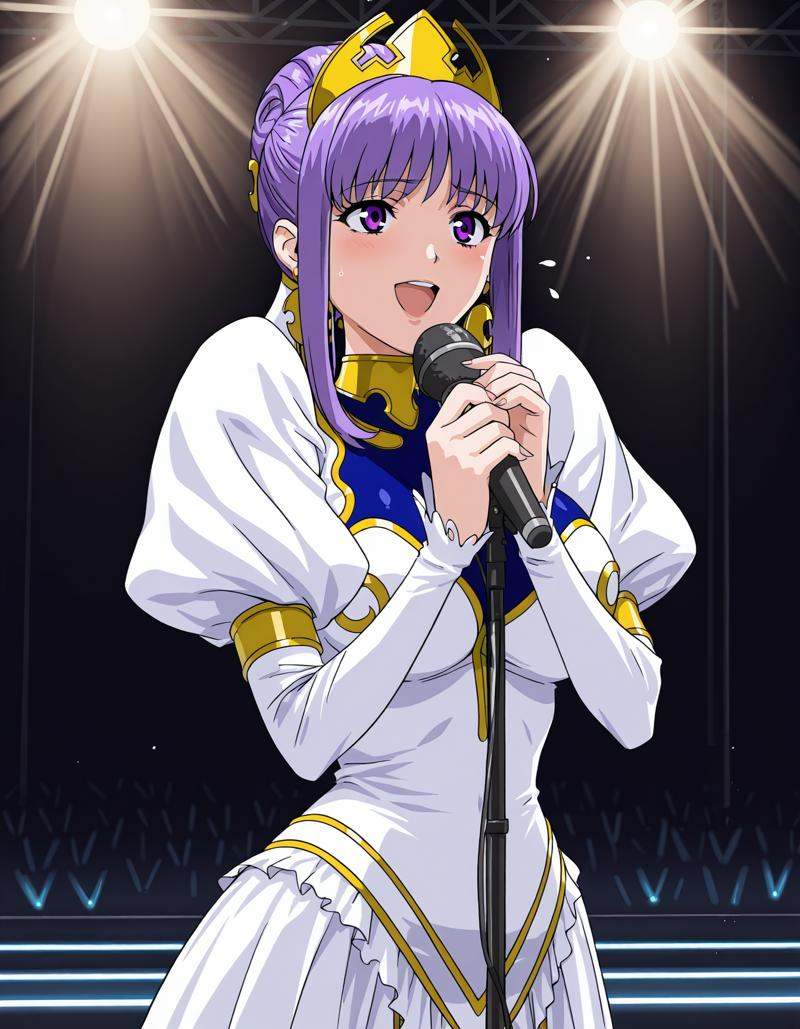 julietta,  purple eyes,  crown on Tensor.Art
