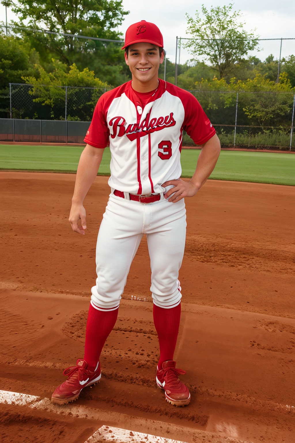 outdoors,  ((baseball field)),  DylanRoberts on Tensor.Art