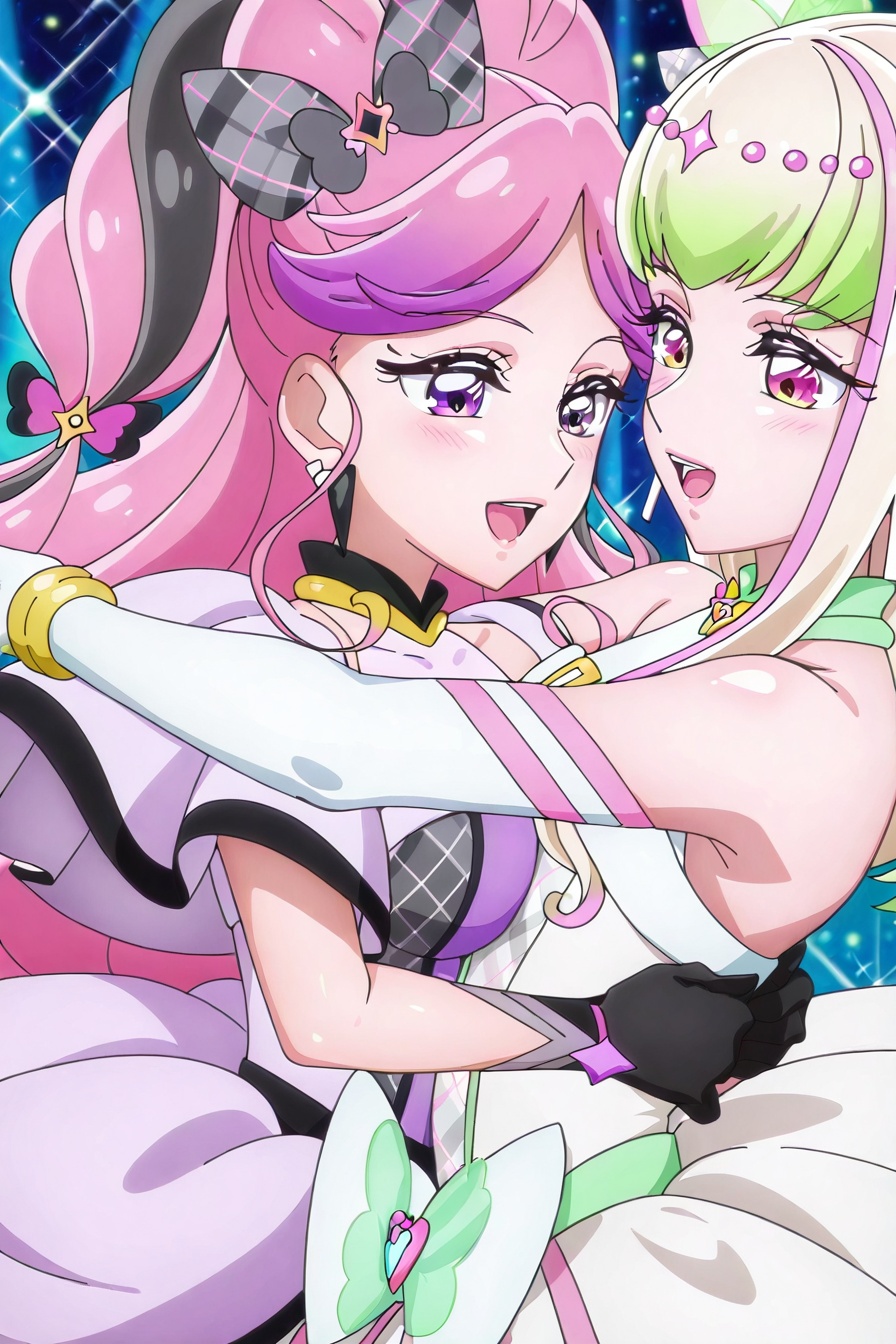 kimipri,  2girls,  curekiss on Tensor.Art