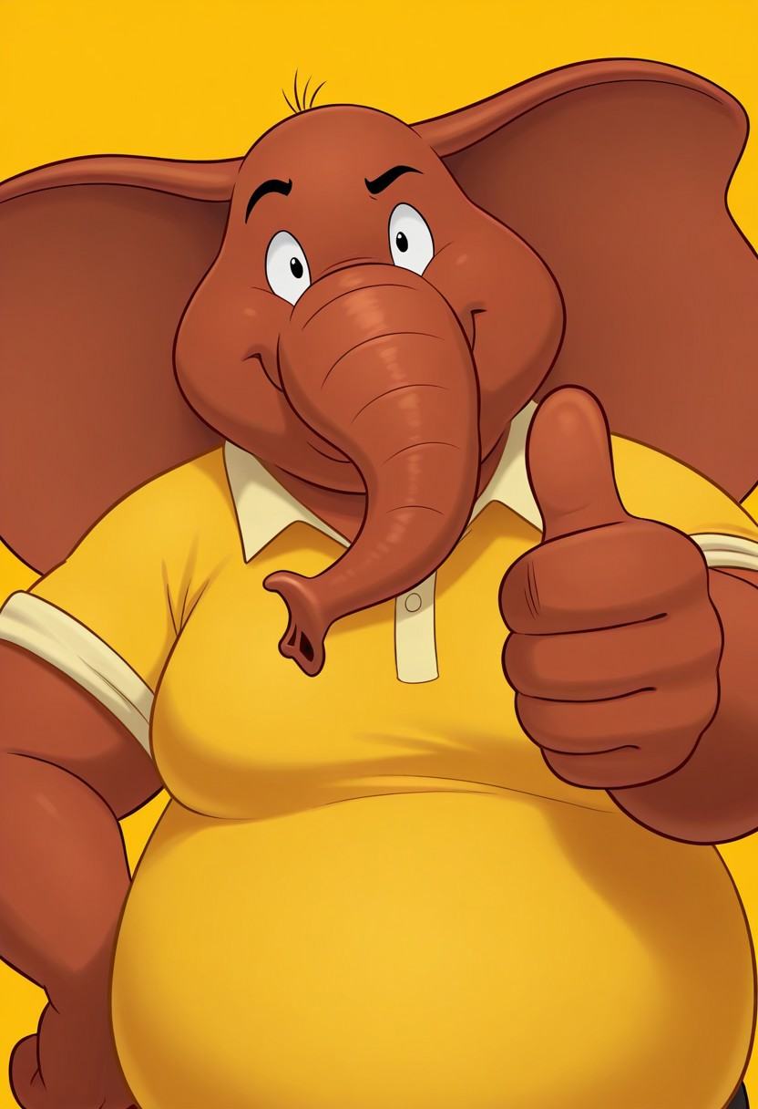 solo,  1boy,  anthro elephant on Tensor.Art