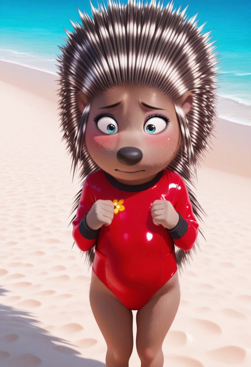 solo,  ashporcupine,  standing on Tensor.Art