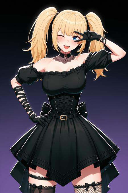 Ani_(Grok),  blonde hair,  twintails on Tensor.Art