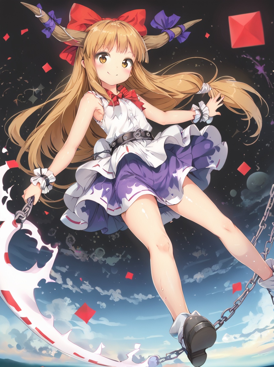 detailed background,  shiny skin,  suika on Tensor.Art
