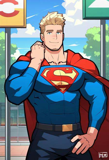 score_8_up,  blonde,  superman \(series\) on Tensor.Art