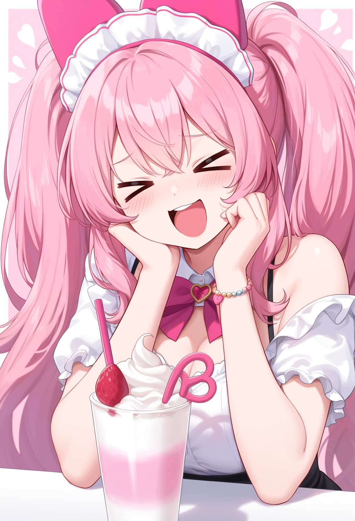 1girl,  xD,  milkshake on Tensor.Art