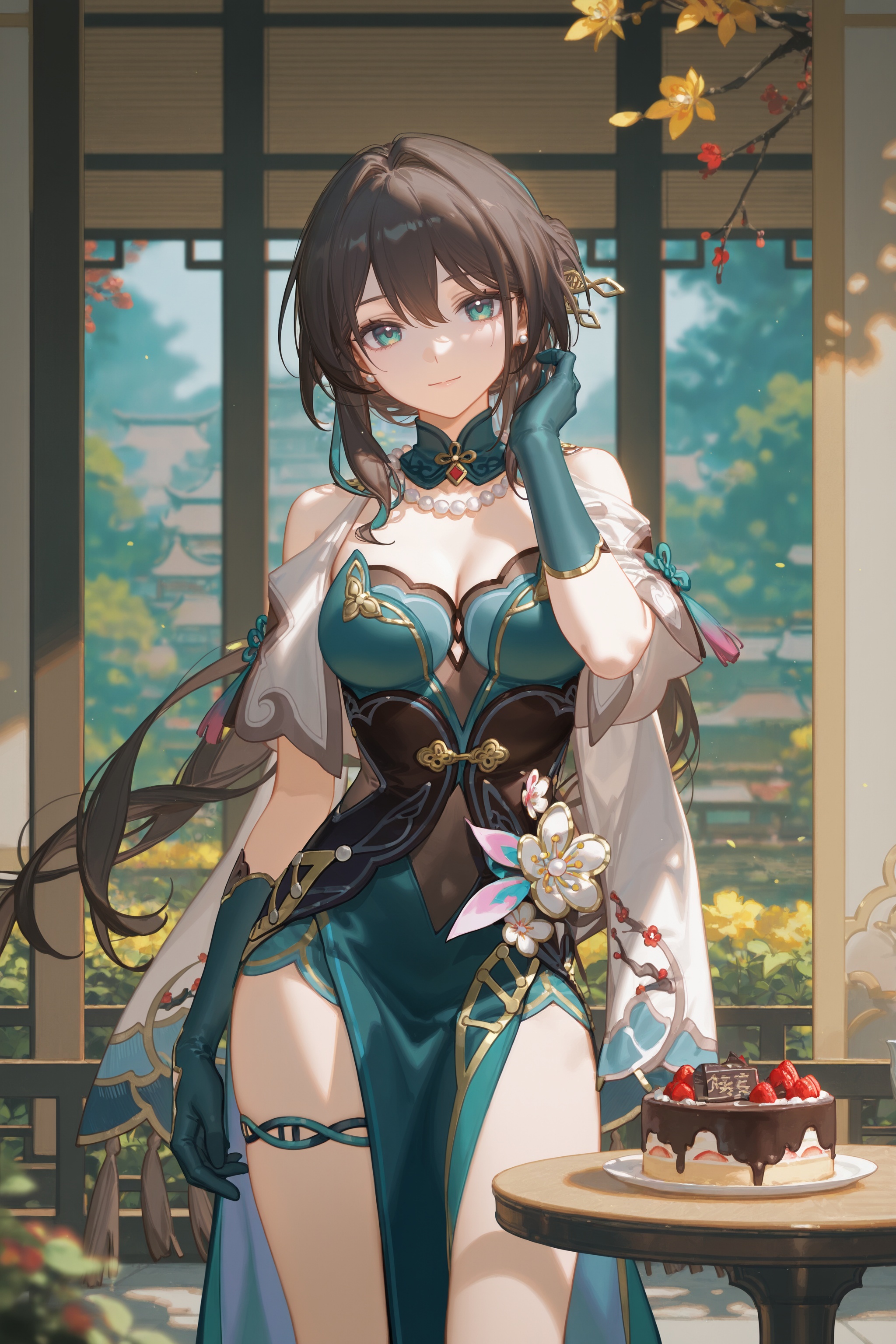 1girl,  ruan mei \(honkai: star rail\),  solo on Tensor.Art
