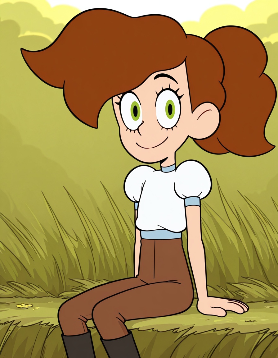 melissacotc,  brown hair,  ponytail on Tensor.Art