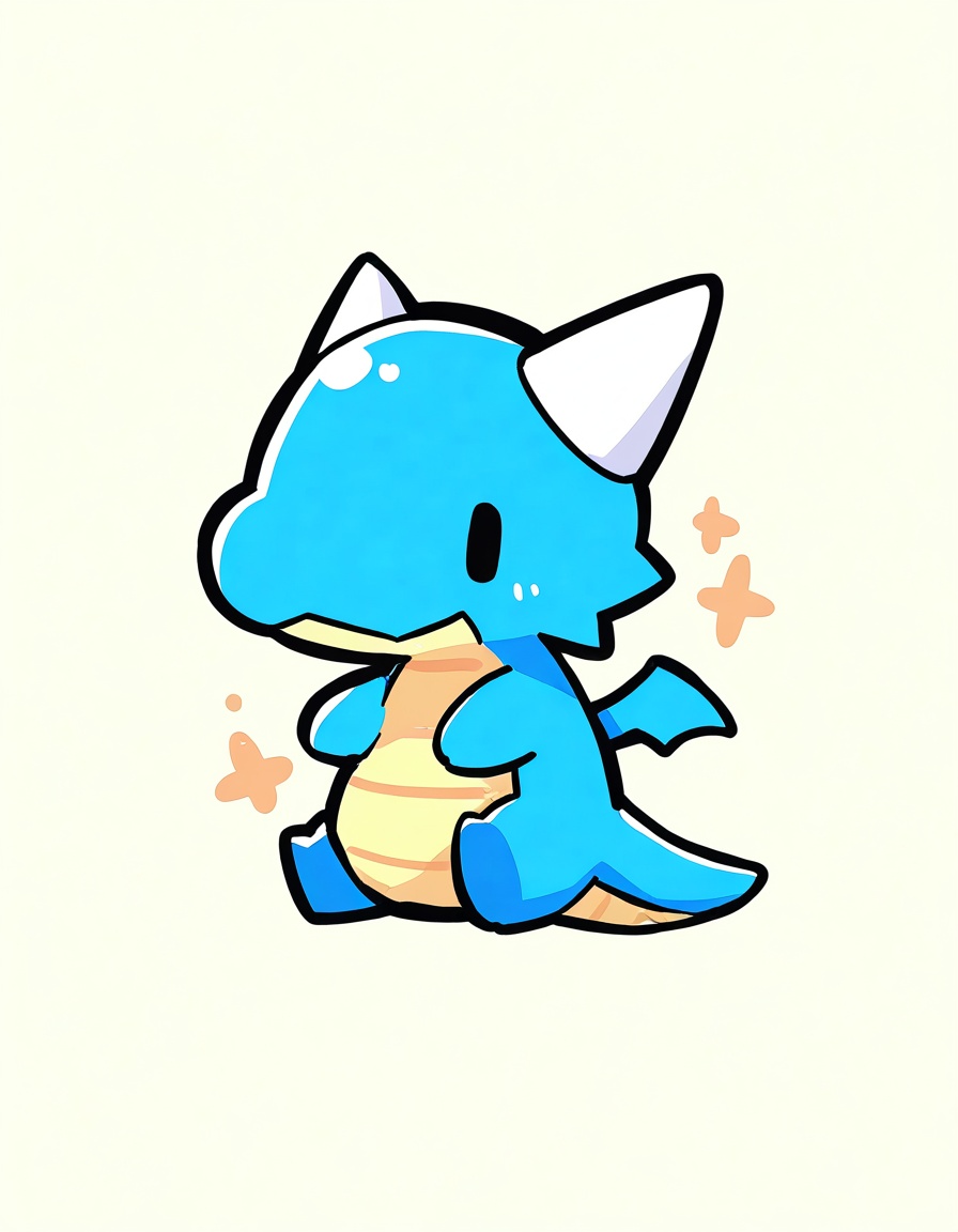 (chibi,  solo,  simple art on Tensor.Art