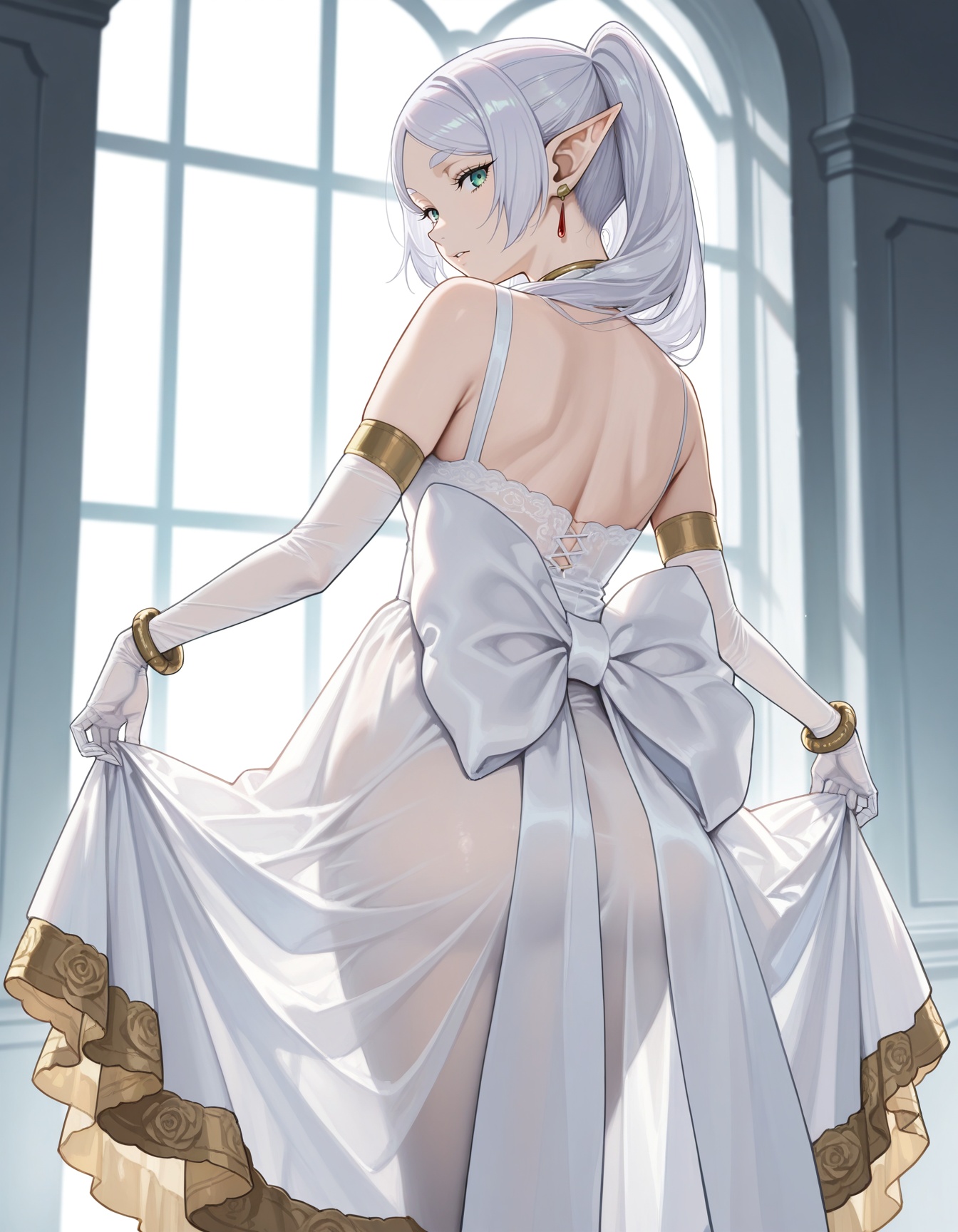 1girl,  solo,  Frieren on Tensor.Art