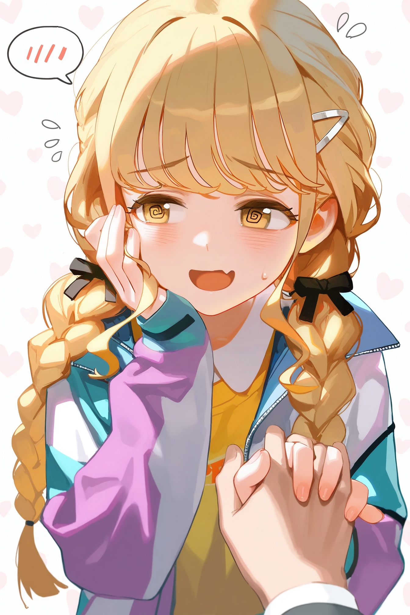 1girl,  ,  spoken blush on Tensor.Art