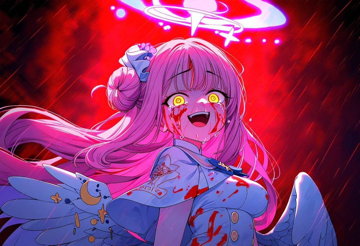 1girl,  red theme,  solo on Tensor.Art