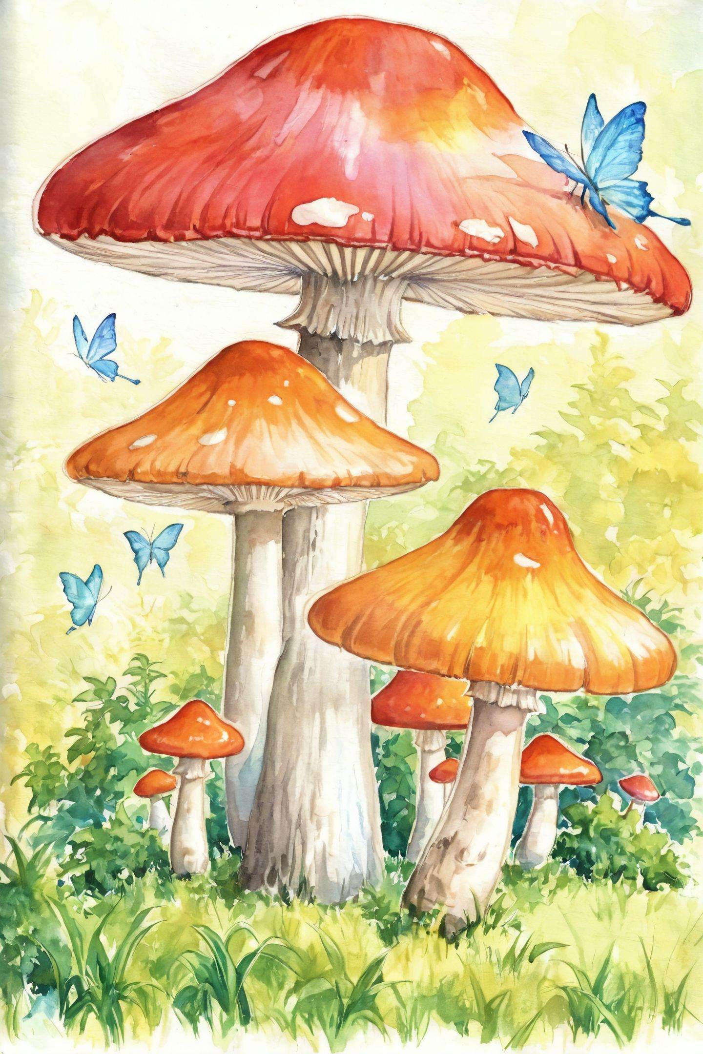 no humans,  traditional media,  watercolor \(medium\) on Tensor.Art