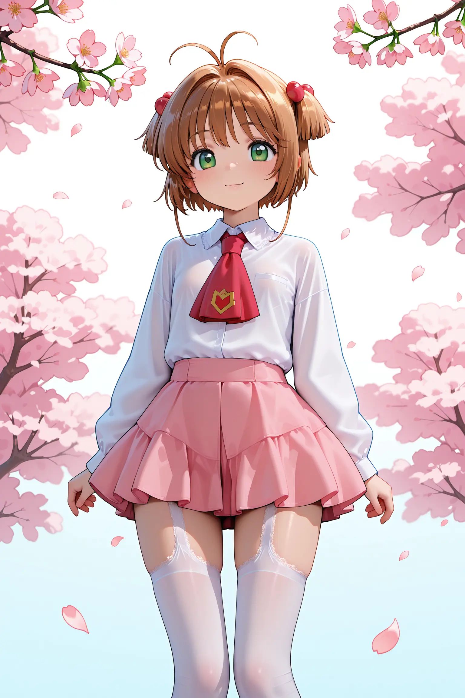 1girl,  suspender_thighhighs ,  lace-trimmed thighhighs on Tensor.Art