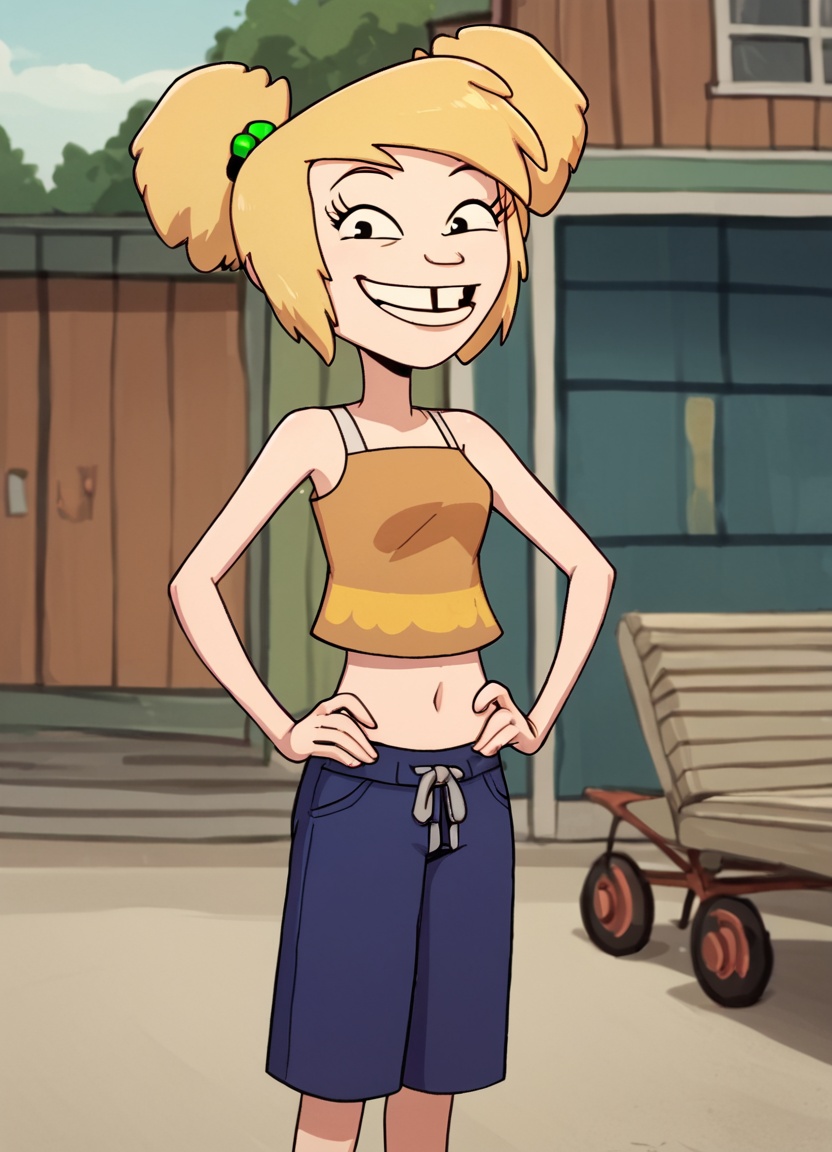 tammi,  blonde hair,  twintails on Tensor.Art