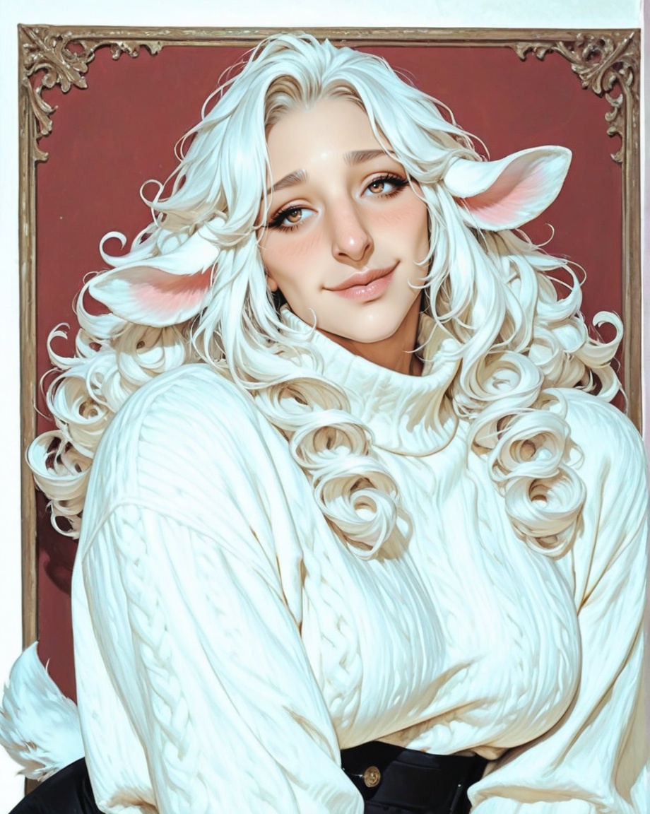 female focus,  solo,  mature on Tensor.Art