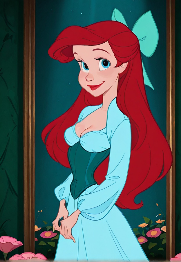 ariel,  1girl,  solo on Tensor.Art