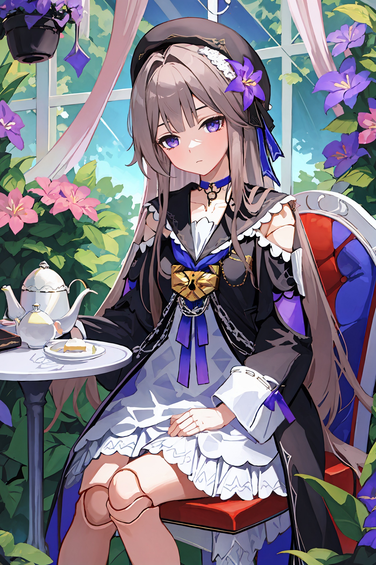 1girl,  herta \(honkai: star rail\),  doll joints on Tensor.Art