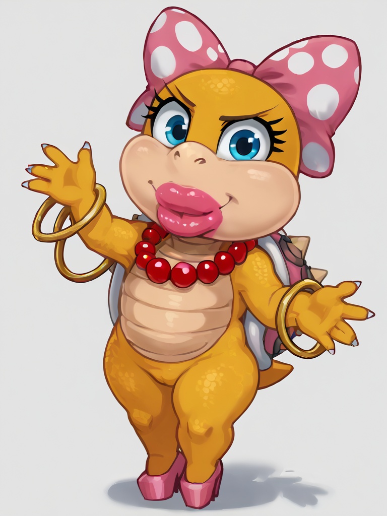 wendykoopa,  yellow skin,  pearl necklace on Tensor.Art