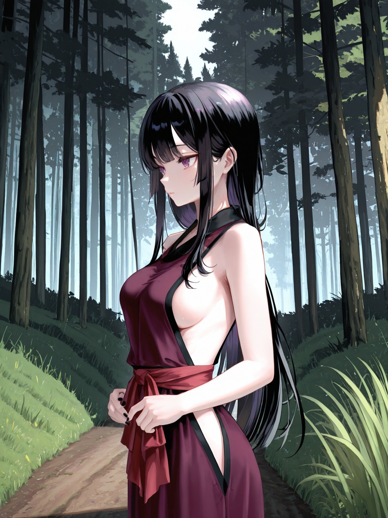 ffsideless,  sideless outfit,  1girl on Tensor.Art