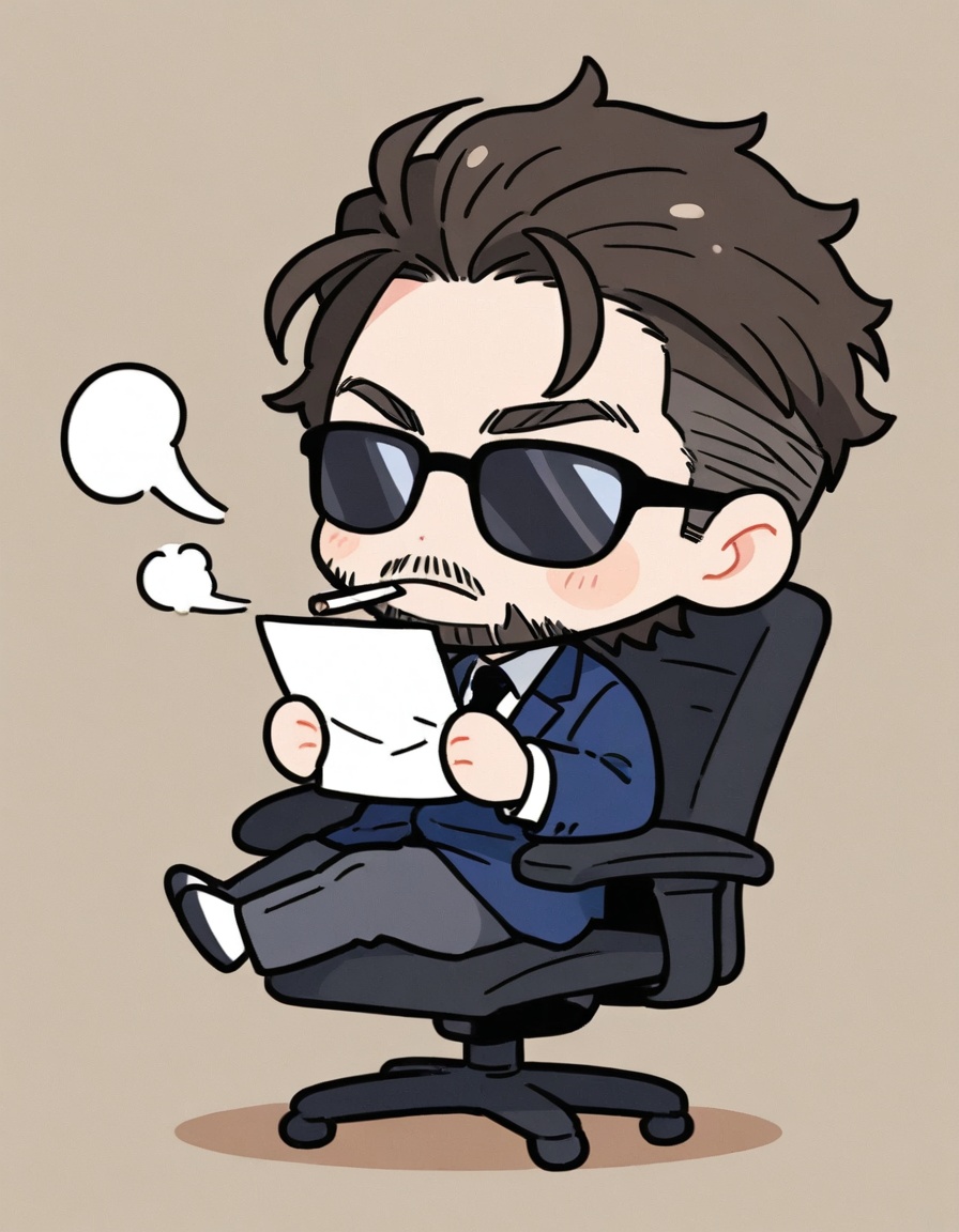 (chibi,  solo,  simple art on Tensor.Art