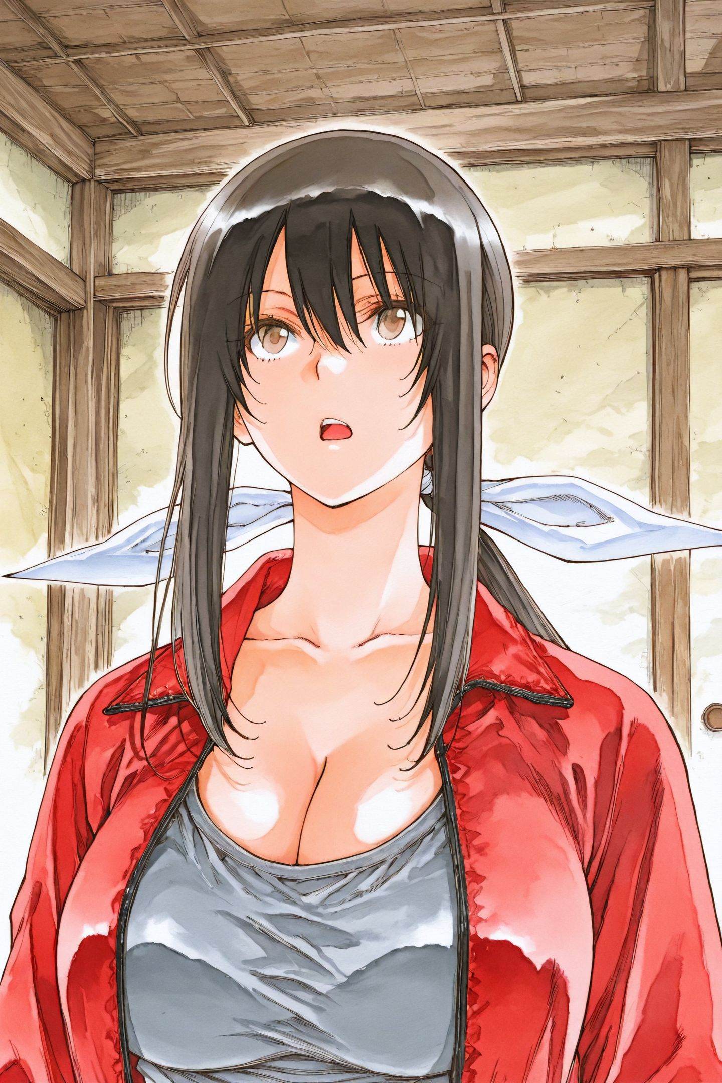 Kohsuke Hamada Style,  traditional media,  Hanesaki Uchika on Tensor.Art