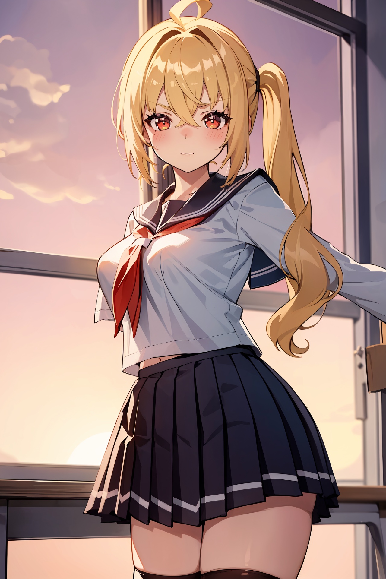 1girl,  luciana de montefio,  side ponytail on Tensor.Art