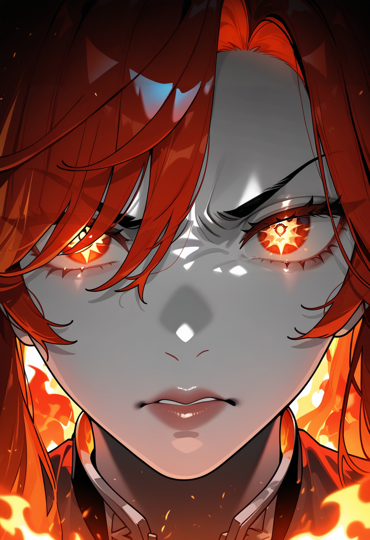 masterpiece,  best quality,  red eyes on Tensor.Art