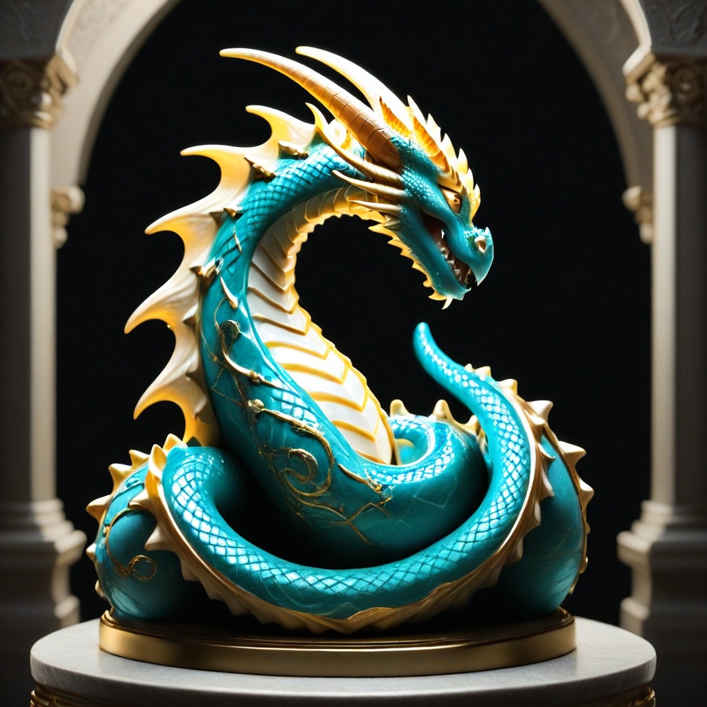 Marbel dragon on Tensor.Art