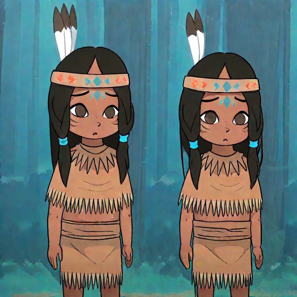 feather hair ornament,  feathers,  long hair on Tensor.Art