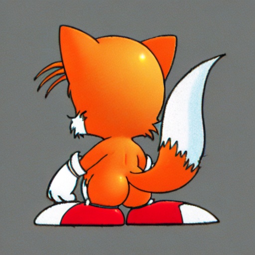 Classic Tails,  butt,  cute on Tensor.Art
