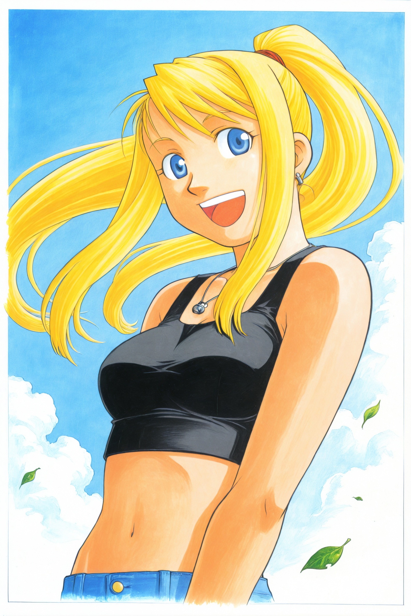 Hiromu Arakawa Style,  winry rockbell,  1girl on Tensor.Art