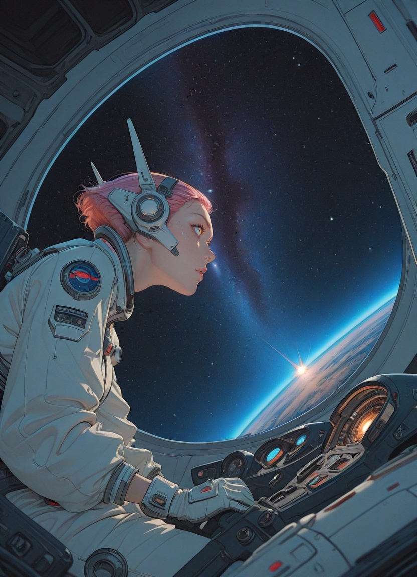 1girl,  solo,  sci-fi on Tensor.Art