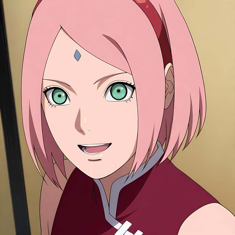 uchiha_sakura,  1girl,  pink hair on Tensor.Art