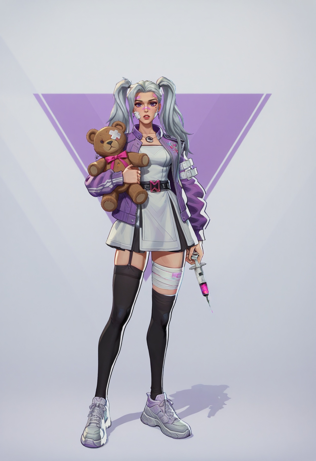 r1vals,  1girl,  twintails on Tensor.Art