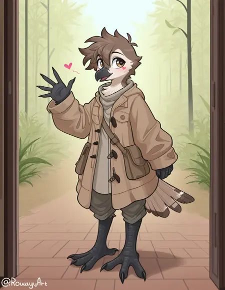 furry,  avian,  feathers on Tensor.Art