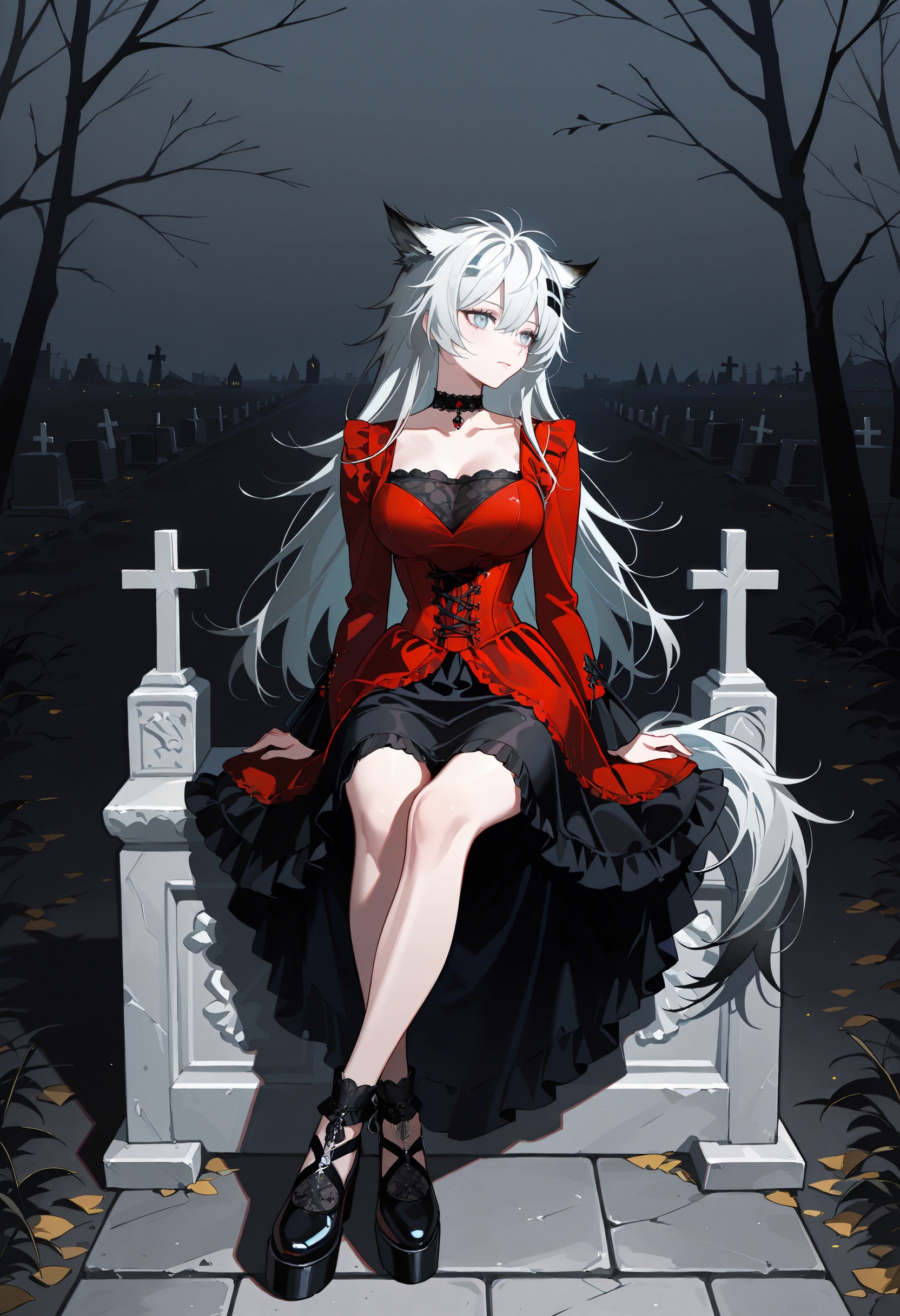 solo,  1girl,  dhg dress on Tensor.Art