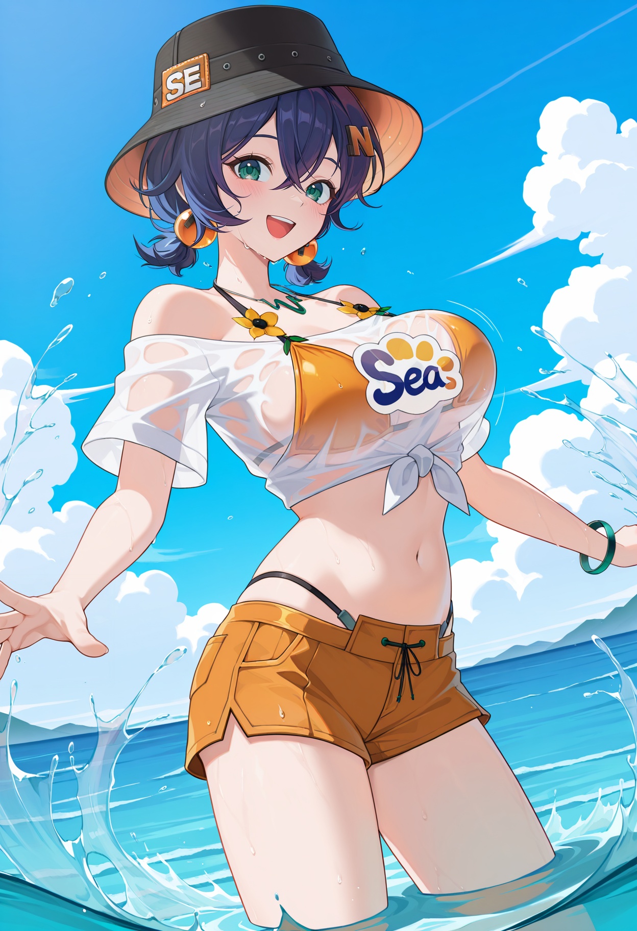 belle \(summer_skies\),  belle,  swimsuit on Tensor.Art