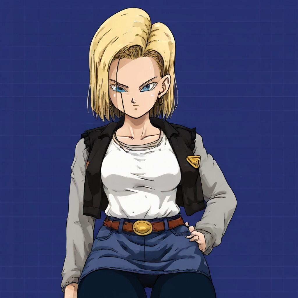 Android18SDXL,  1girl,  solo on Tensor.Art