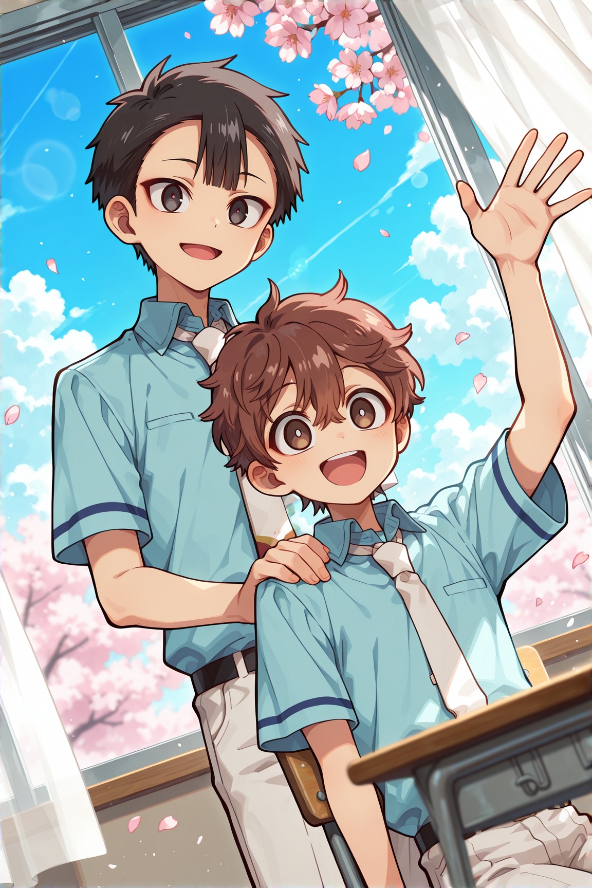 2boys,  male focus,  yokoosh on Tensor.Art