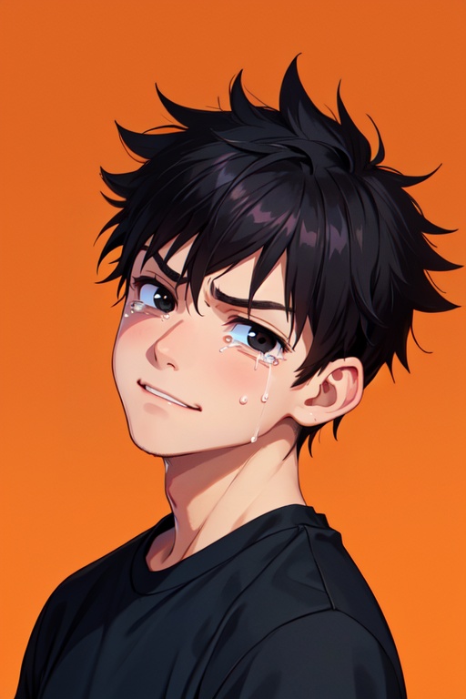 1boy,  black eyes,  black hair on Tensor.Art