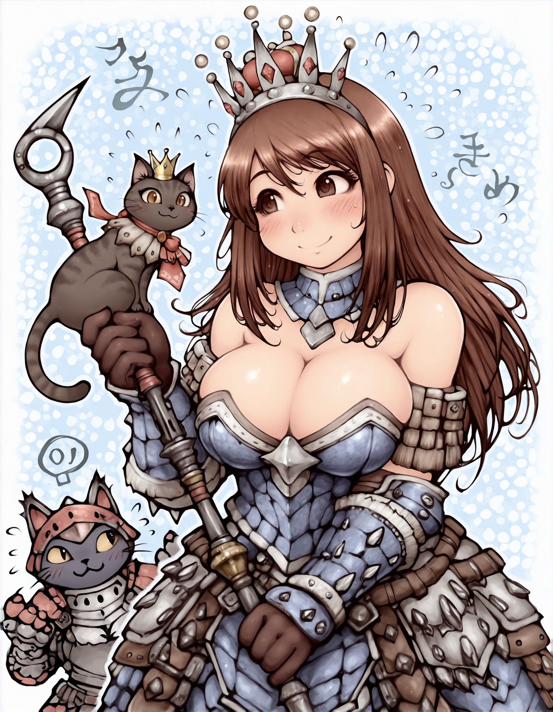 ibkch,  1girl,  large breasts on Tensor.Art