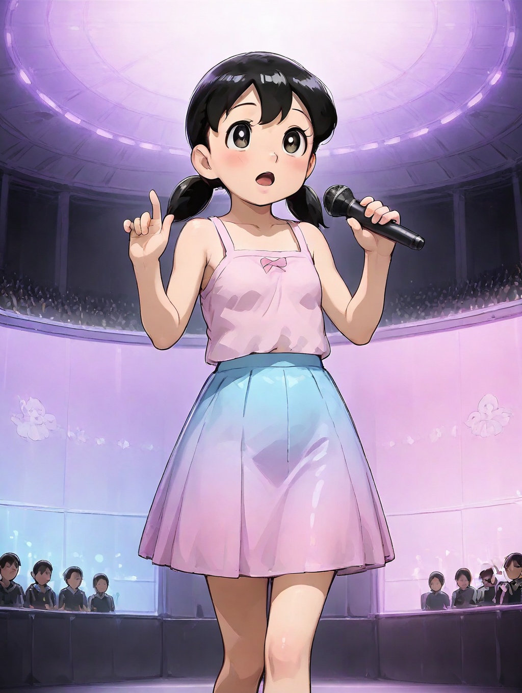 anime coloring,  minamoto shizuka,  1girl on Tensor.Art