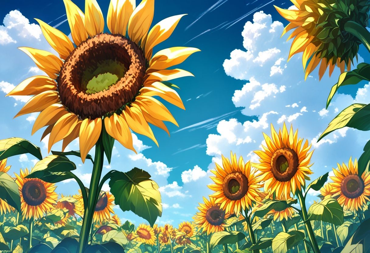no humans,  scenery,  sunflower on Tensor.Art