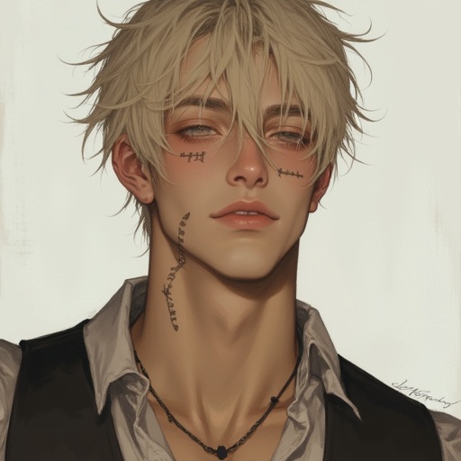 realistic style,  almost translucent complexion and long,  athletic build with a prominent on Tensor.Art